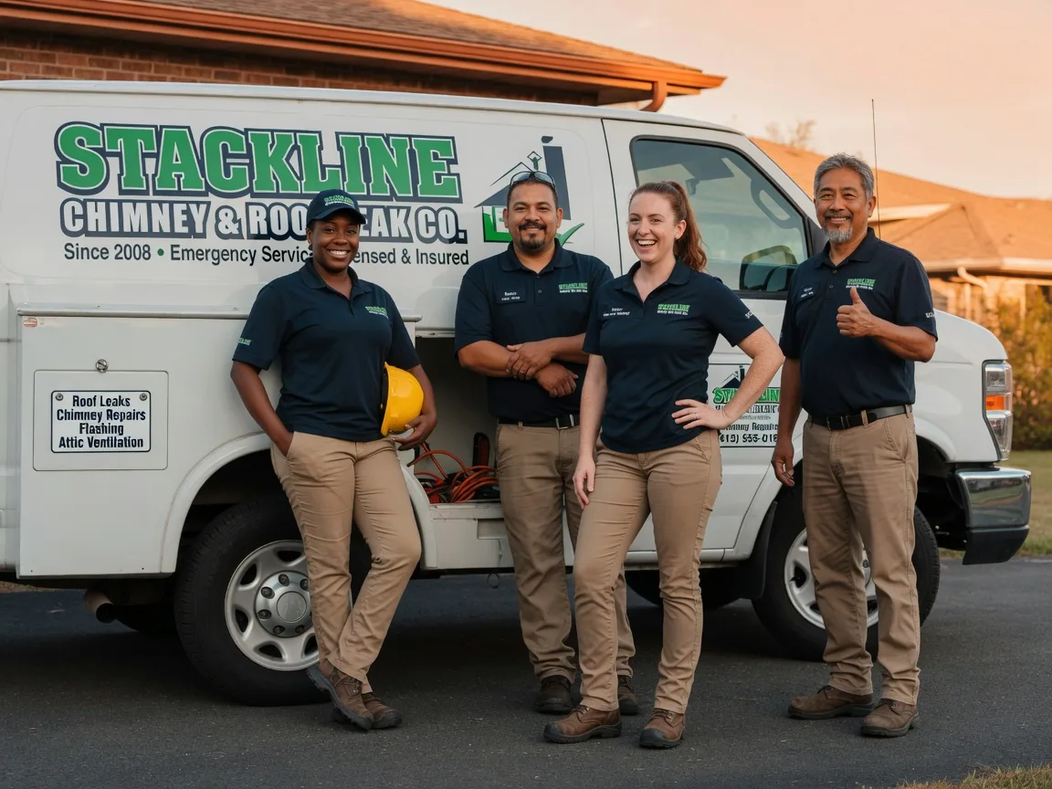 Chimney flashing repair company in Gore, OK